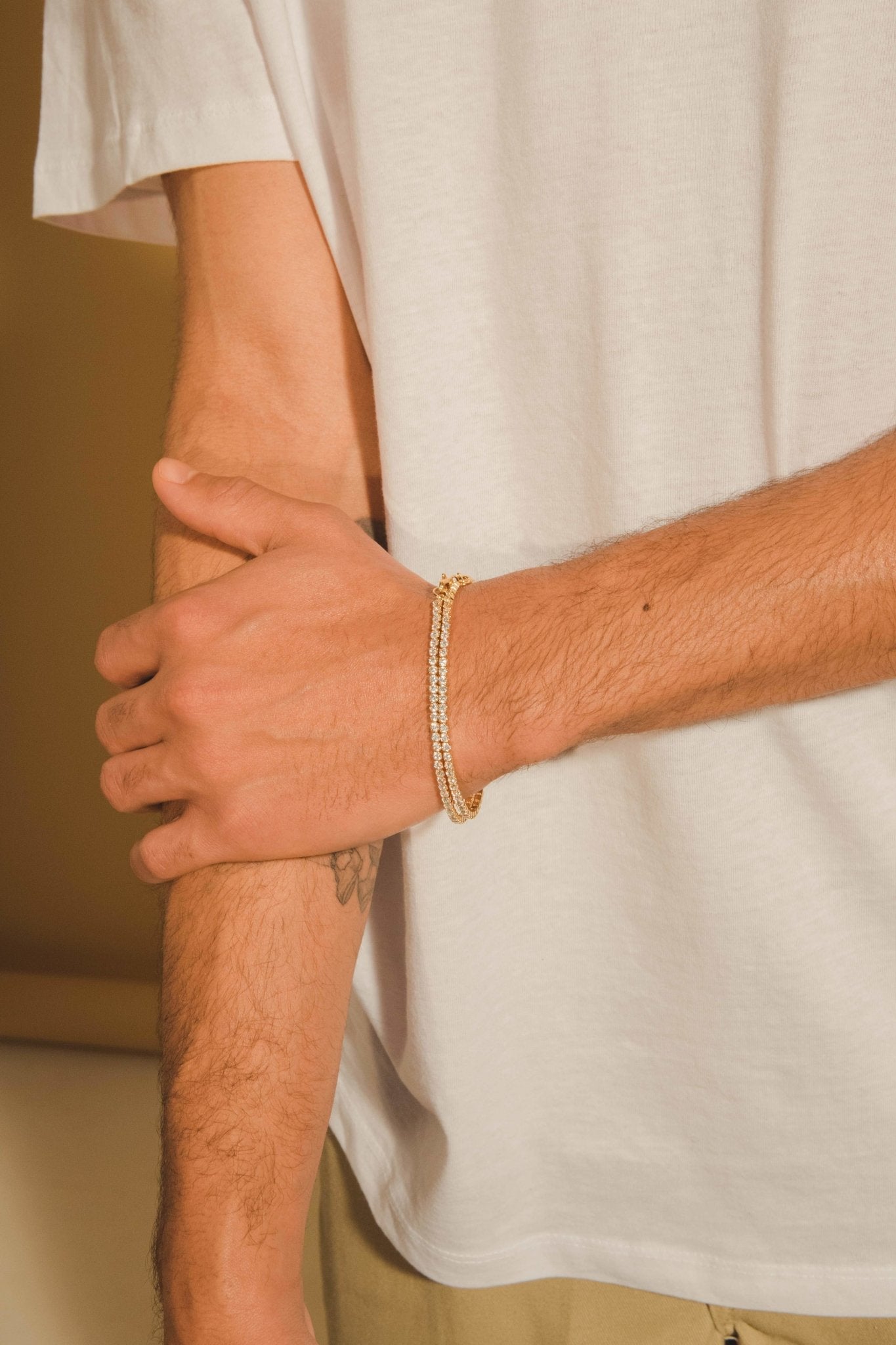 Micro Tennis Bracelet Bundle - Gold - Cernucci